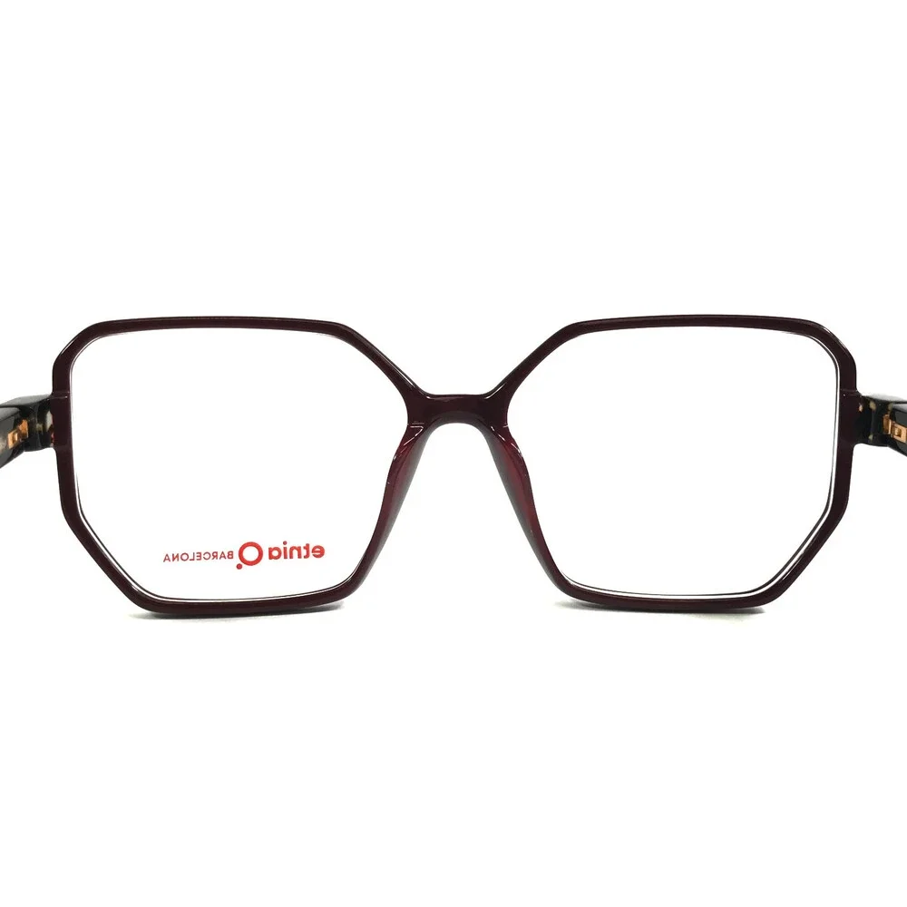 Etnia Barcelona Eyeglasses Frames DASOS BXHV Bordeaux Havana Full Rim 56-15-138
